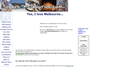 Desktop Screenshot of i-love-melbourne.com
