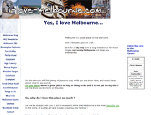 Tablet Screenshot of i-love-melbourne.com